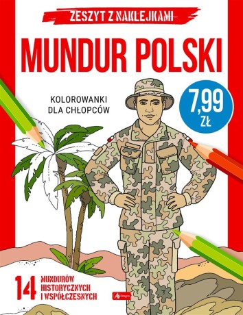 Przejdź do produktu Kolorowanki dla chłopców. Mundur polski
