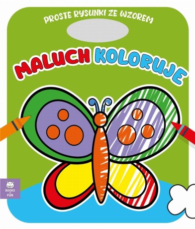 Przejdź do produktu Maluch koloruje motyl