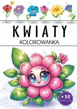 Przejdź do produktu Kwiaty. Kolorowanka
