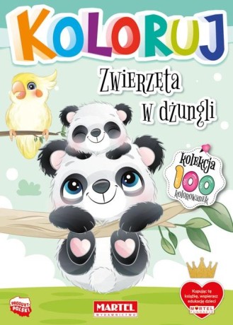 Przejdź do produktu Koloruj - Zwierzęta w dżungli