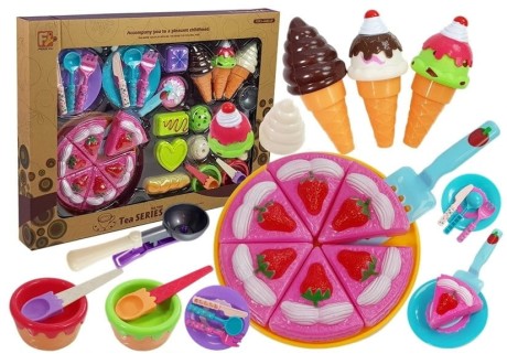 Przejdź do produktu Zestaw Słodyczy Desery Lody Ciasteczka Akcesoria