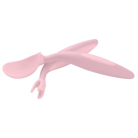 Przejdź do produktu Sztućce edukacyjne dla niemowląt BLW, Blush, b.box