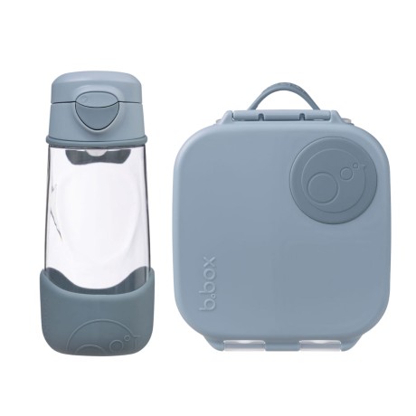 Przejdź do produktu Zestaw Sportowa butelka tritanowa 450 ml + Mini Lunchbox, Chill out, b.box