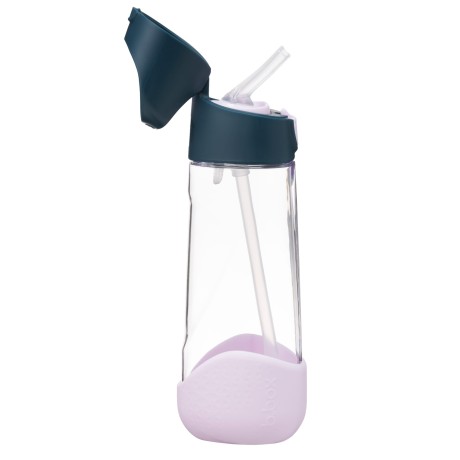 Przejdź do produktu Butelka tritanowa z słomką 600ml Indigo Rose  marki b.box
