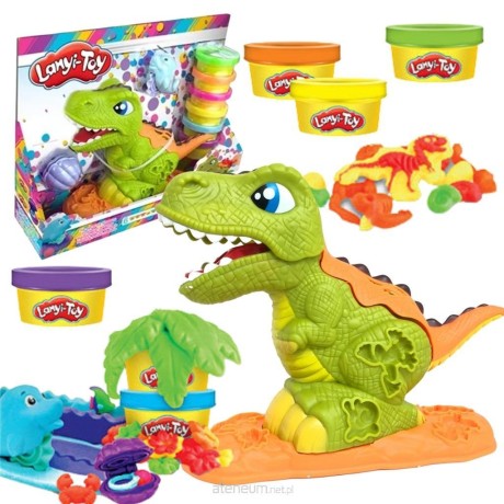 Przejdź do produktu Ciastolina z akcesoriami Dinozaur do wyciskania