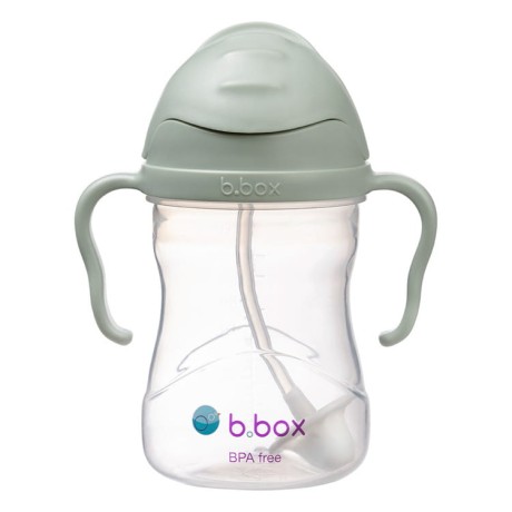 Przejdź do produktu Bidon b.box z innowacyjną słomką, 240 ml, Sage