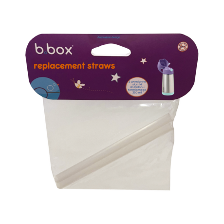 Przejdź do produktu Zestaw dwóch słomek do bidonu termicznego 350 ml marki b.box