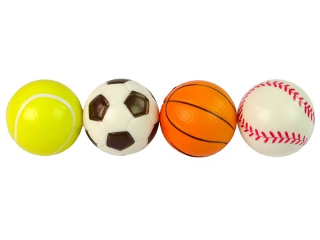 Przejdź do produktu Zestaw Miękkich Piłek 4 szt. Sport Golf Tenis Piłka Nożna