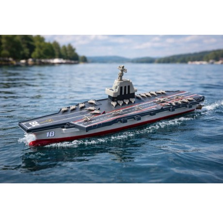 Przejdź do produktu Statek Lotniskowiec Wojskowy Militarny Zdalnie Sterowany RC 1:1000