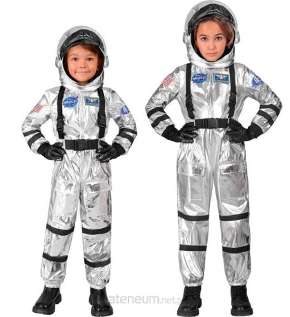 Przejdź do produktu Kostium Astronauty dla Dzieci - Rozmiar 158, Futurystyczny Zestaw z Hełmem do Przygód Kosmicznych