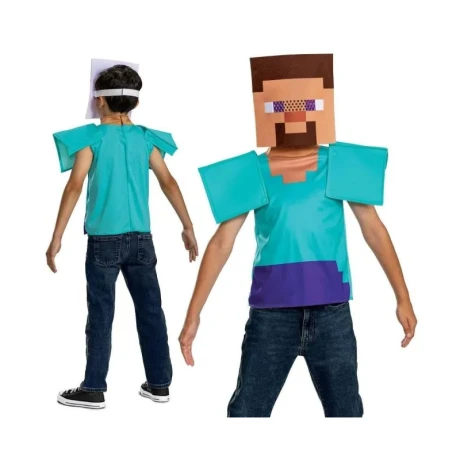 Przejdź do produktu Kostium Steve Essentials - Minecraft (licencjonowany) dla dzieci M 7-8 lat