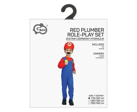 Przejdź do produktu Stroik dla dzieci Czerwony Super Mario 110/120 cm