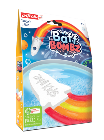 Przejdź do produktu Kolorowa Rakieta do Kąpieli Rainbow Baff Bombz dla Dzieci 3+, Zimpli Kids