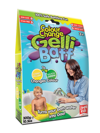 Przejdź do produktu Magiczny Proszek do Kąpieli kolor Change, kosmiczny żółty – Gelli Baff Smelli dla Dzieci od Zimpli Kids