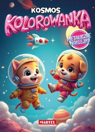 Przejdź do produktu Kolorowanka. Kosmos z naklejkami metalicznymi