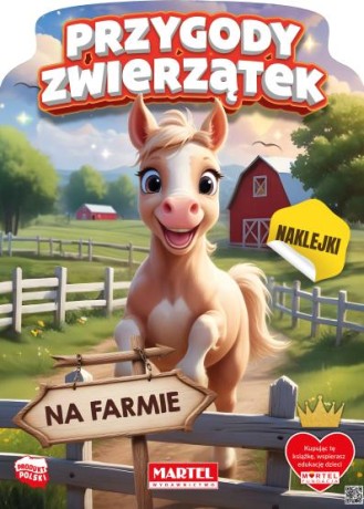 Przejdź do produktu Przygody zwierzątek na farmie z naklejkami