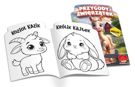 Przejdź do produktu Przygody zwierzątek na farmie z naklejkami
