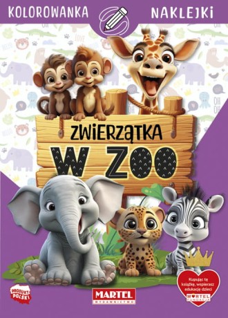Przejdź do produktu Zwierzątka w zoo z naklejkami