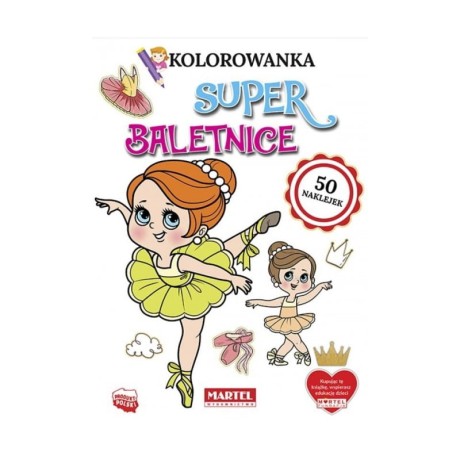 Przejdź do produktu Kolorowanka i Naklejki: Świat Superbaletnic
