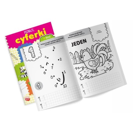 Przejdź do produktu Kolorowa przygoda z cyframi i naklejkami