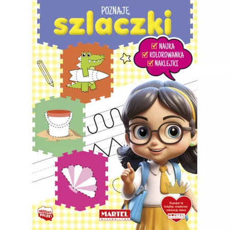 Przejdź do produktu Szlaczki z Naklejkami: Kreatywna Książeczka dla Dzieci
