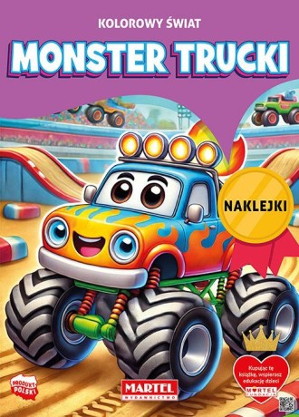 Przejdź do produktu Kolorowanka Kolorowy świat. Monster Trucki