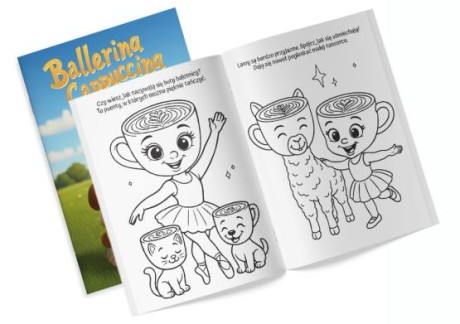 Przejdź do produktu Kolorowanka "Baletnica Cappuccina i Jej Zwierzęcy Przyjaciele"