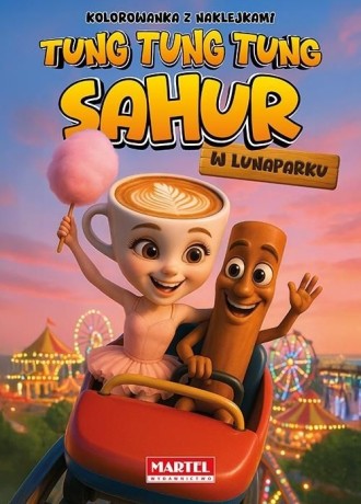 Przejdź do produktu Kolorowanka "Tung Tung Sahur: Lunapark z Naklejkami"