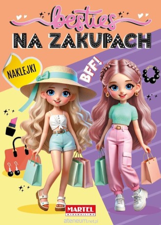 Przejdź do produktu Modowe Przygody: Kolorowanka z Naklejkami dla Przyjaciółek