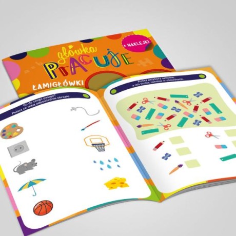 Przejdź do produktu Zestaw Edukacyjnych Łamigłówek dla Dzieci - Główka Pracuje