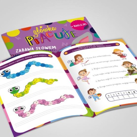 Przejdź do produktu Zabawa Słowem: Edukacyjne Naklejki dla Dzieci