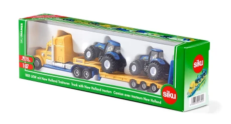 Przejdź do produktu Siku Farmer - Ciężarówka z trakt. NewHolland S1805