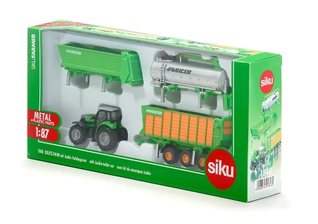 Przejdź do produktu Siku Super - Traktor z naczepą i cysterną S1848