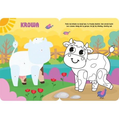 Przejdź do produktu Koloruję i naklejam. Zwierzątka na wsi 3 lata