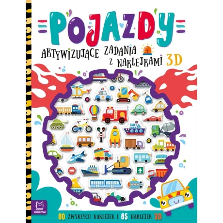 Przejdź do produktu Pojazdy. Aktywizujące zadania z naklejkami 3D
