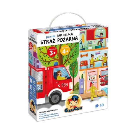 Przejdź do produktu CzuCzu Puzzle Tak działa Straż pożarna 3+, 4+