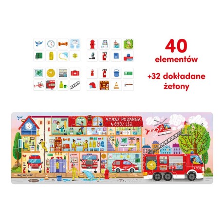 Przejdź do produktu CzuCzu Puzzle Tak działa Straż pożarna 3+, 4+