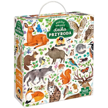Przejdź do produktu CzuCzu Puzzle odkrywcy Dzika przyroda 300 el.