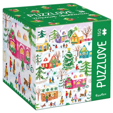 Przejdź do produktu Puzzlove CzuCzu Zimowe spotkania 150el