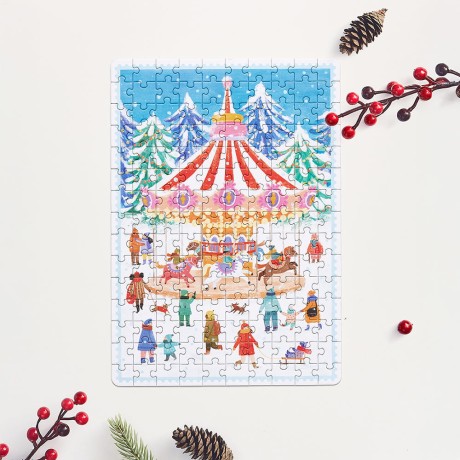 Przejdź do produktu Puzzlove CzuCzu Zimowa radość 150el