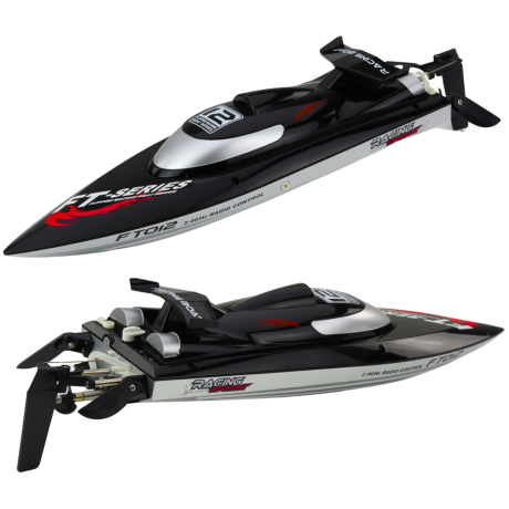 Przejdź do produktu Łódź Motorówka FT012 Zdalnie Sterowana RC Czarna 50km/h 2.4G