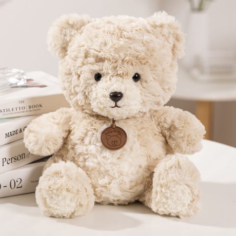 Przejdź do produktu Pluszowa Maskotka Przytulanka Miś z Medalionem Beżowy 25cm