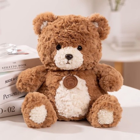 Przejdź do produktu Pluszowa Maskotka Przytulanka Miś z Medalionem Brązowy 25cm