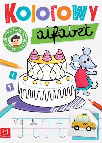 Przejdź do produktu Kolorowy alfabet. Edukacyjna książeczka
