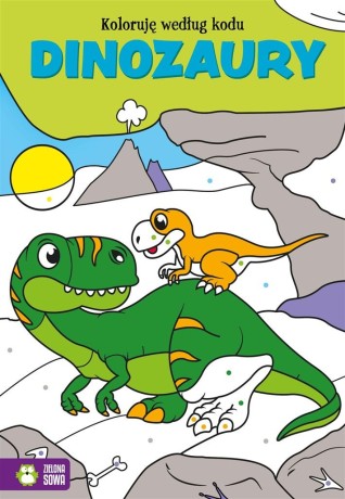 Przejdź do produktu Koloruję według kodu. Dinozaury