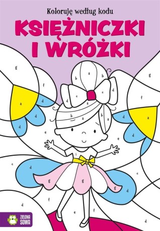 Przejdź do produktu Koloruję według kodu. Księżniczki i wróżki