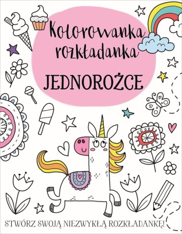 Przejdź do produktu Kolorowanka rozkładanka. Jednorożce
