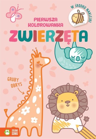 Przejdź do produktu Pierwsza kolorowanka. Gruby obrys. Zwierzęta