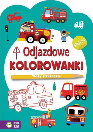 Przejdź do produktu Odjazdowe kolorowanki. Wozy strażackie
