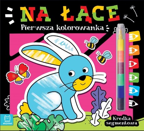 Przejdź do produktu Pierwsza kolorowanka. Na łące. Kredka segmentowa